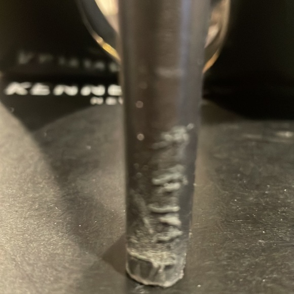 Kenneth Cole New York Brook Black Strappy Sandal Heels sz 8 - Picture 6 of 9